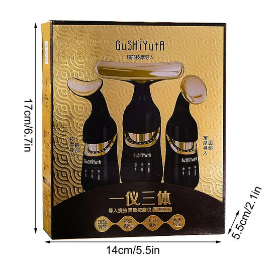 3 i 1 Ansikts Nack & Ögonmassagerare  Lifting & Anti-Aging