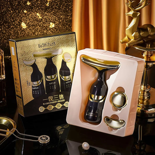 3 i 1 Ansikts Nack & Ögonmassagerare  Lifting & Anti-Aging